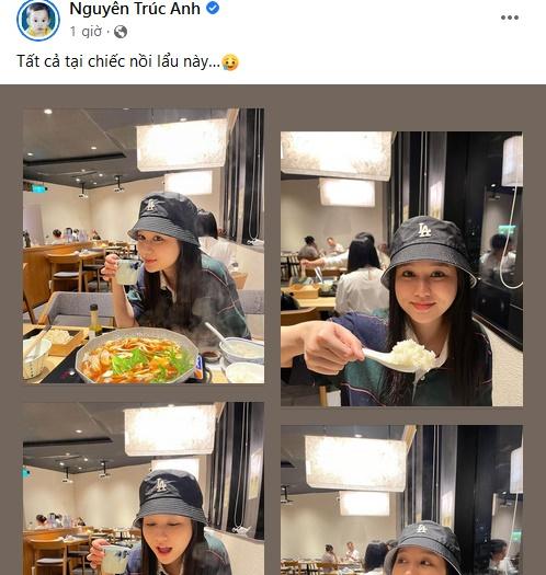 Trúc Anh công khai bức ảnh mang bầu: Chỉ tại cái nồi lẩu-5