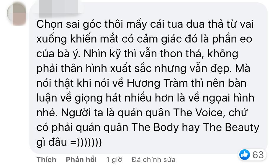 Hương Tràm bị body shaming, netizen bênh: Miễn hát live hay là được-12