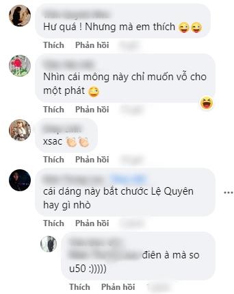 Thiều Bảo Trâm bị nghi bắt chước Lệ Quyên tạo dáng trên giường-8