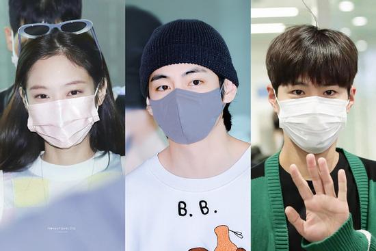 Đeo khẩu trang kín mít, loạt idol Kpop vẫn tỏa sáng rạng ngời