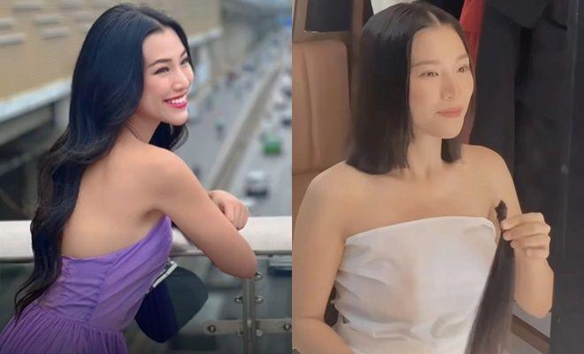 Hoàng Oanh cắt phăng tóc dài sau tin đồn chồng Tây có bồ mới-3