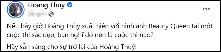 Hoàng Thùy tiếp tục thi hoa hậu mặc tuổi 30?-3