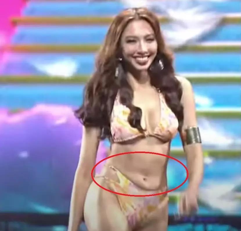 Hoa hậu Thùy Tiên lộ bụng to tướng trong ảnh không chỉnh sửa-7