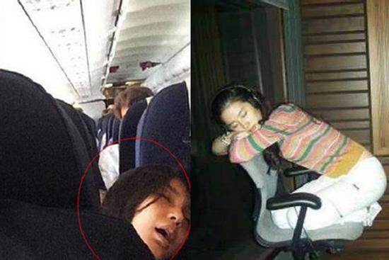 Lưu Diệc Phi, Angela Baby bị 'dìm hàng' thậm tệ khi đang ngủ