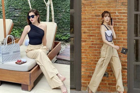 Vừa sang, ngầu như sao Việt lại dễ mix đồ, đích thị là quần màu be