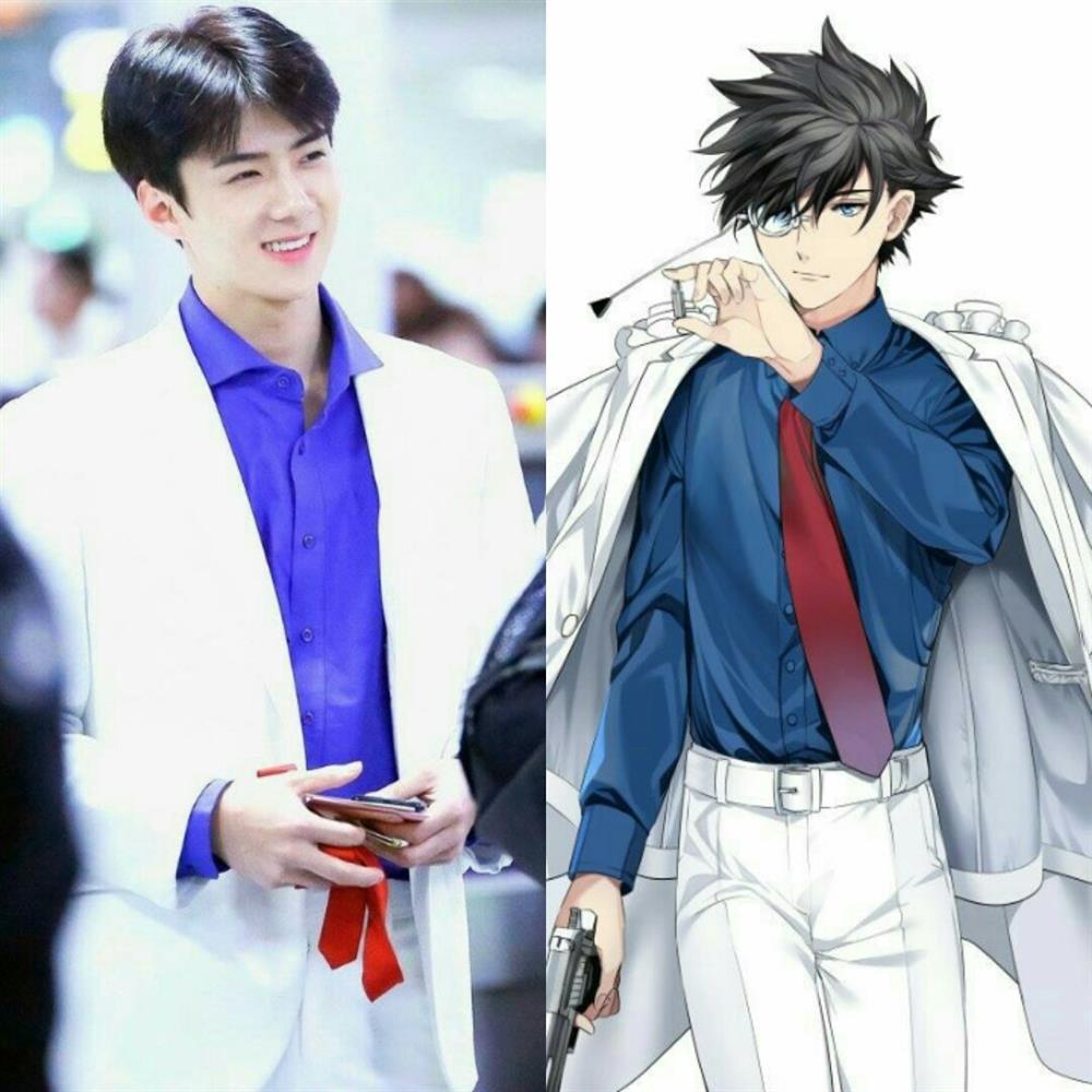 Visual đỉnh chóp của dàn idol Kpop khi vào vai Kaito Kid-8