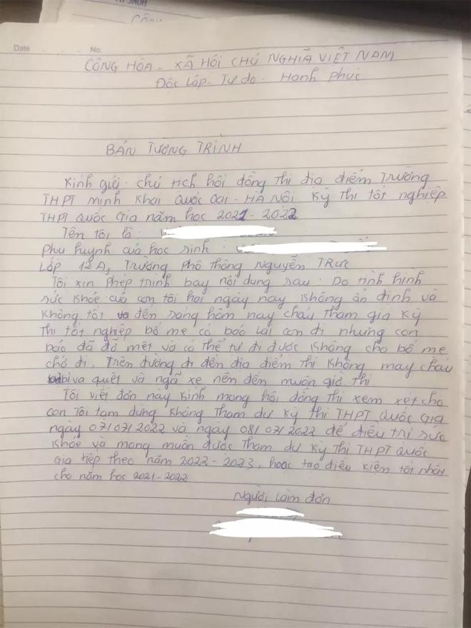2 thí sinh đi lạc vì tra nhầm Google map viết tường trình như thế nào?-1