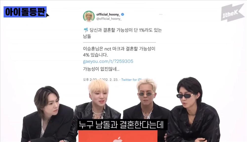 WINNER Seunghoon lên tiếng về khả năng cưới NCT Mark-2