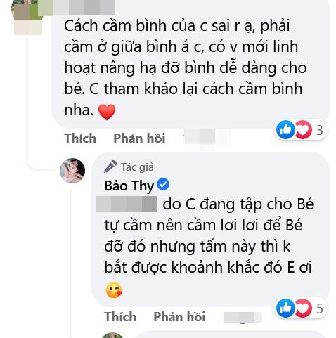 Bảo Thy bị nhắc nhở cách chăm con nhỏ-4