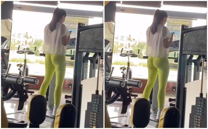 Những chiếc quần bó chịt vừa khiến người tập khó chịu mà mọi người xung quanh cũng "nóng mắt".