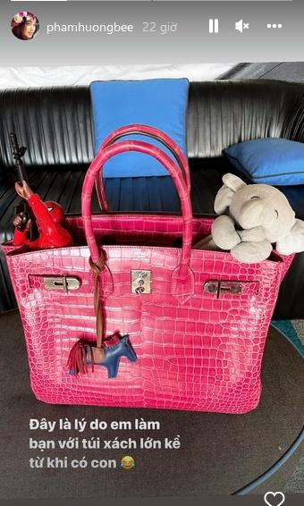 Phạm Hương dùng túi gần 2 tỷ đựng đồ chơi cho con-2