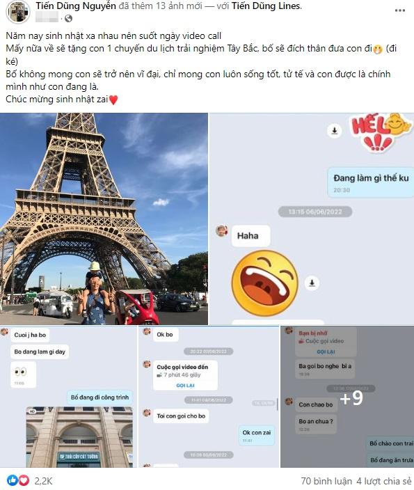 Ông xã kiến trúc sư nhắn nhủ con trai riêng Hằng Túi-1