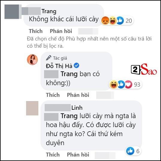 Bị chê mặt lưỡi cày, Đỗ Thị Hà đáp trả 3 từ thâm thúy-4