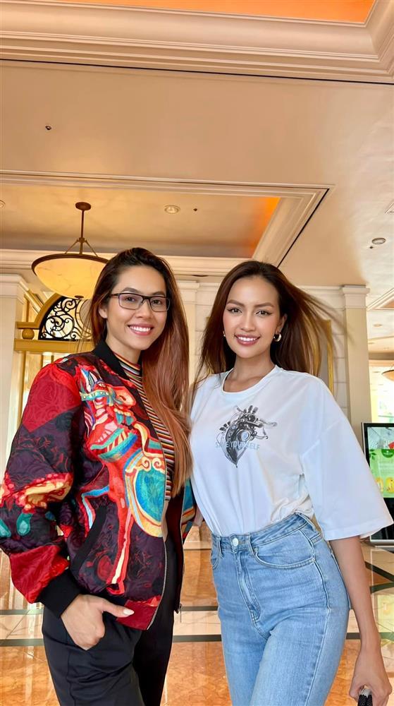 Hoàng My lộ ăn gian chiều cao trước tân hoa hậu Ngọc Châu-2