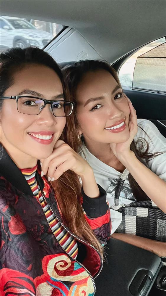 Hoàng My lộ ăn gian chiều cao trước tân hoa hậu Ngọc Châu-3