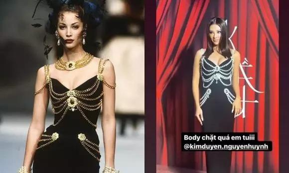 Kim Duyên lại dính phốt mặc váy nhái sau lùm xùm tiếng Anh kém-8