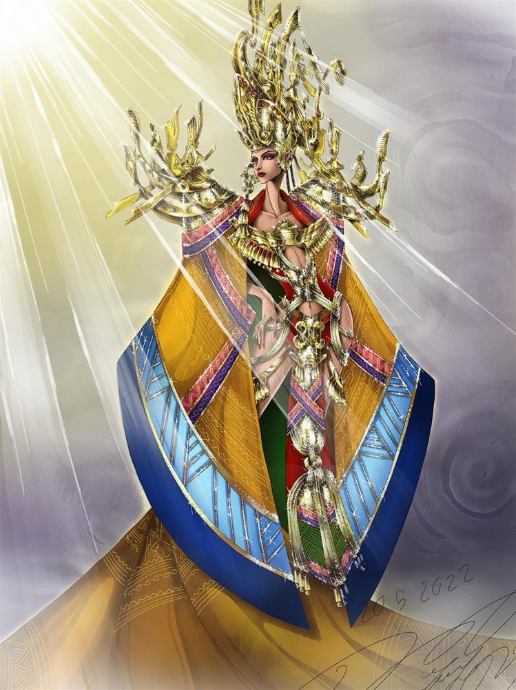 Fan sợ Kim Duyên gãy cổ vì Quốc phục 30kg tại Miss Supranational 2022-1