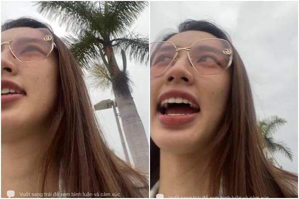 Thùy Tiên trưng mặt mụn, đi dép tổ ong 20.000 dạo phố Angola-3