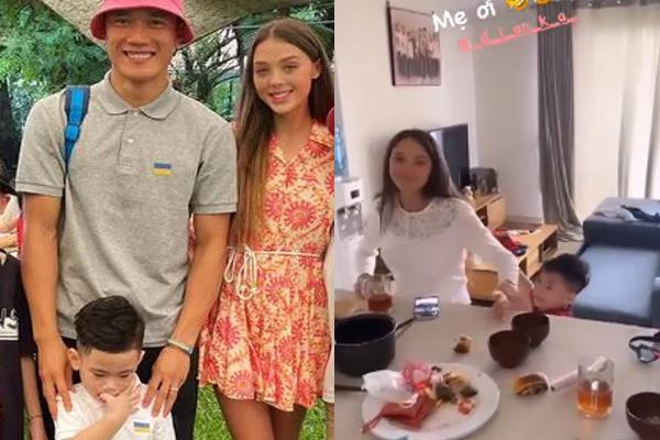 Bùi Tiến Dũng và vợ Tây tổ chức tiệc, lộ giới tính con đầu lòng-7