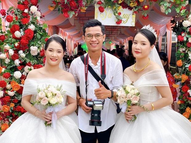 Chị em song sinh gây sốt lên xe hoa cùng ngày ở Quảng Nam-1