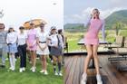 Cao 1m78, Lương Thùy Linh 'chặt đẹp' Đỗ Mỹ Linh trên sân golf