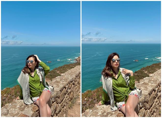 Phanh Lee bụng bầu khệ nệ như sắp đẻ ở tháng thứ 5-4