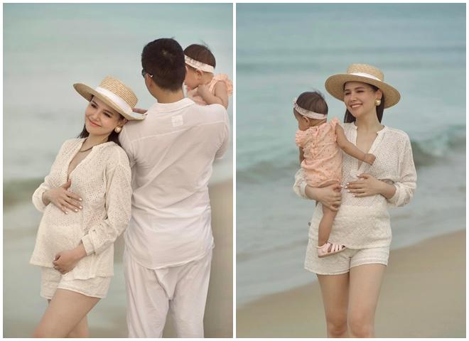Phanh Lee bụng bầu khệ nệ như sắp đẻ ở tháng thứ 5-8