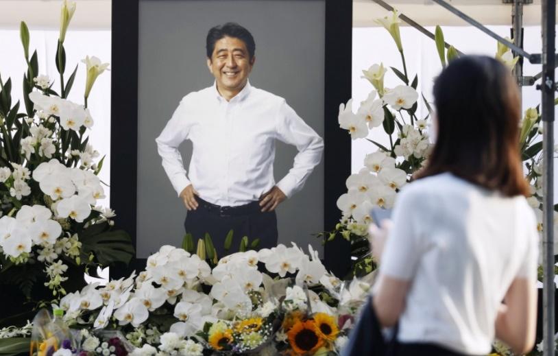 Hình ảnh lễ viếng cố Thủ tướng Abe tại chùa Zojoji-2