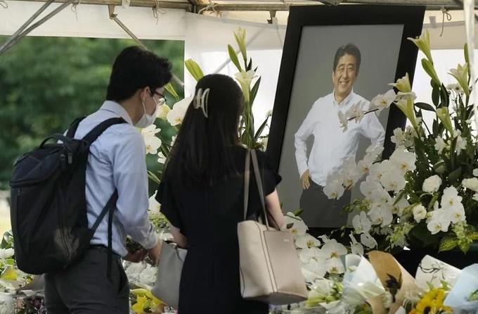 Hình ảnh lễ viếng cố Thủ tướng Abe tại chùa Zojoji-4