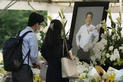 Hình ảnh lễ viếng cố Thủ tướng Abe tại chùa Zojoji