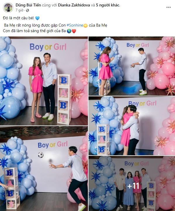 Mẹ vợ Bùi Tiến Dũng sướng rơn khi lên chức bà ngoại-1