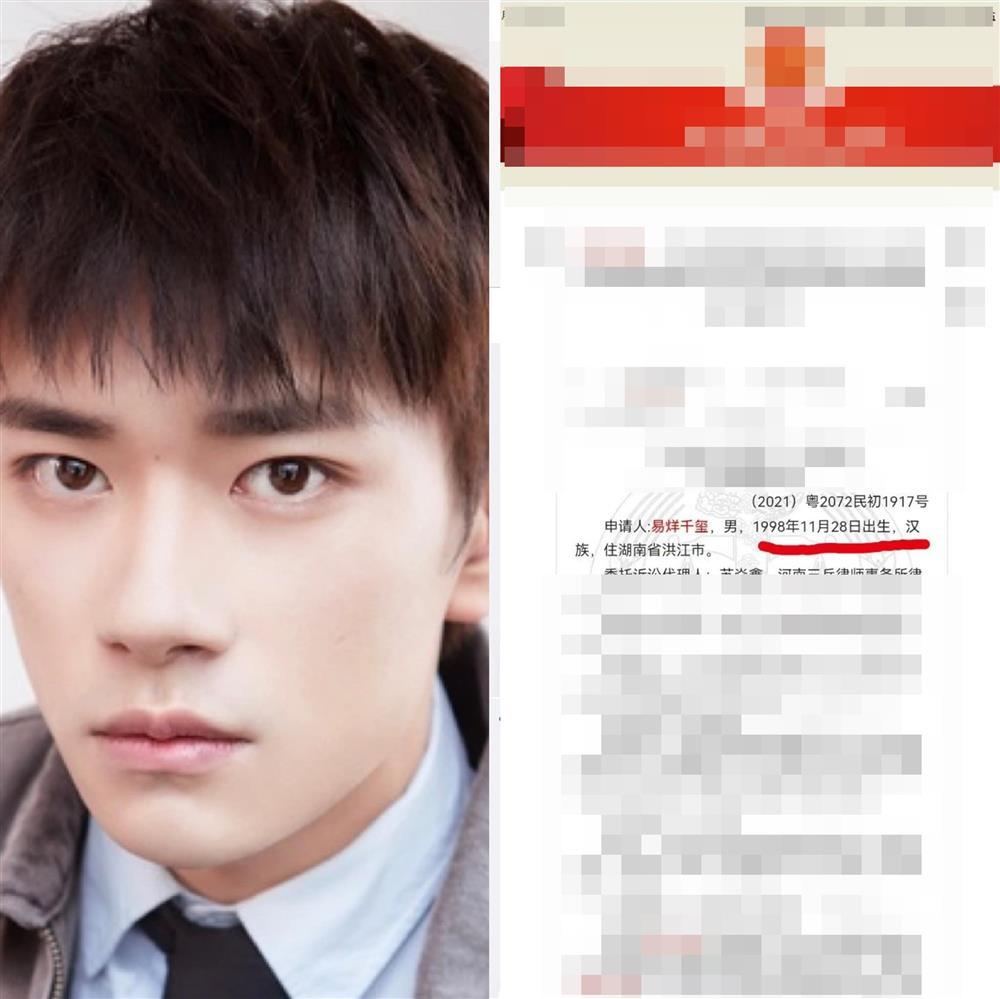 Văn bản từ tòa án tố cáo Dịch Dương Thiên Tỉ gian lận tuổi tác-2