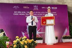 Tân Hoa hậu Hoàn vũ Việt Nam rạng rỡ trở về Tây Ninh