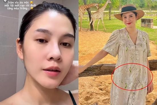 Mặt mộc MC Thu Hoài ra sao giữa tin có con với đại gia?