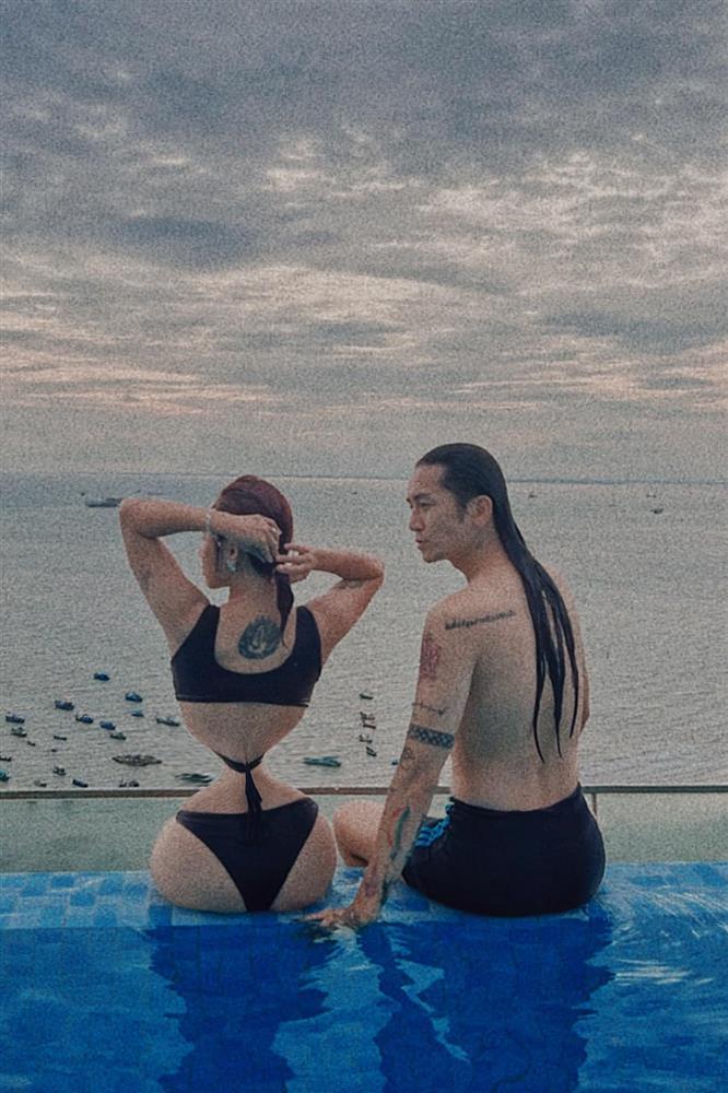 Khoe ảnh bikini, nữ diễn viên Vbiz bị soi chân Quang Hải-13