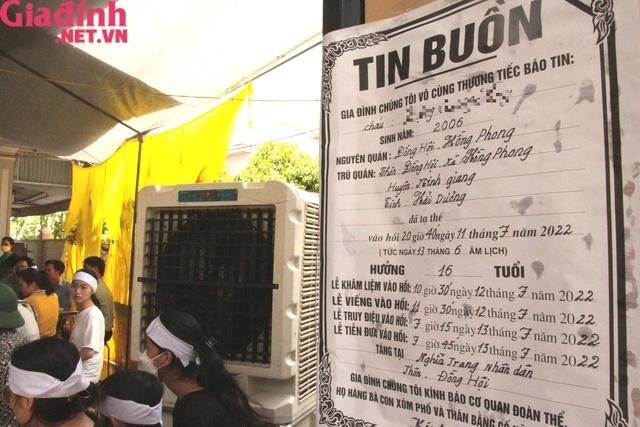 Nghẹn ngào tiễn biệt nam sinh lớp 10 xấu số về với đất mẹ-1