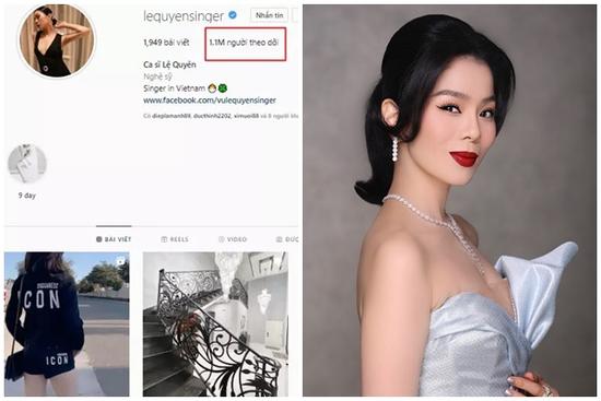 Lệ Quyên hack Instagram lên 1,1 triệu followers để đuổi kịp Hà Hồ?