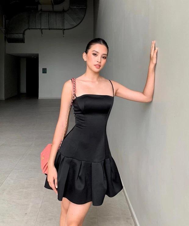 Thảo Nhi, Ngọc Châu mix đồ với váy 2 dây đen khoe body nức nở-6