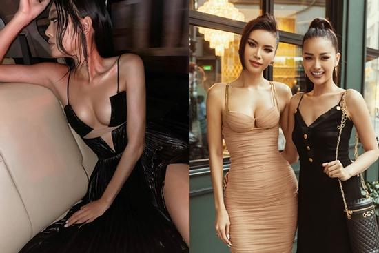 Thảo Nhi, Ngọc Châu mix đồ với váy 2 dây đen khoe body 'nức nở'