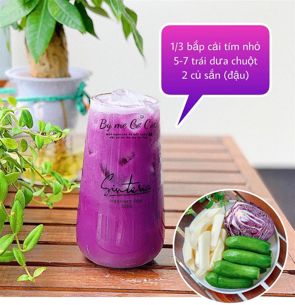 Học lỏm cách mix nước ép sáng da, đẹp dáng cực chuẩn của mẹ 9x-4