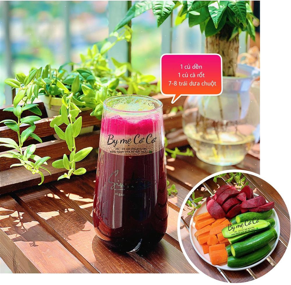 Học lỏm cách mix nước ép sáng da, đẹp dáng cực chuẩn của mẹ 9x-12