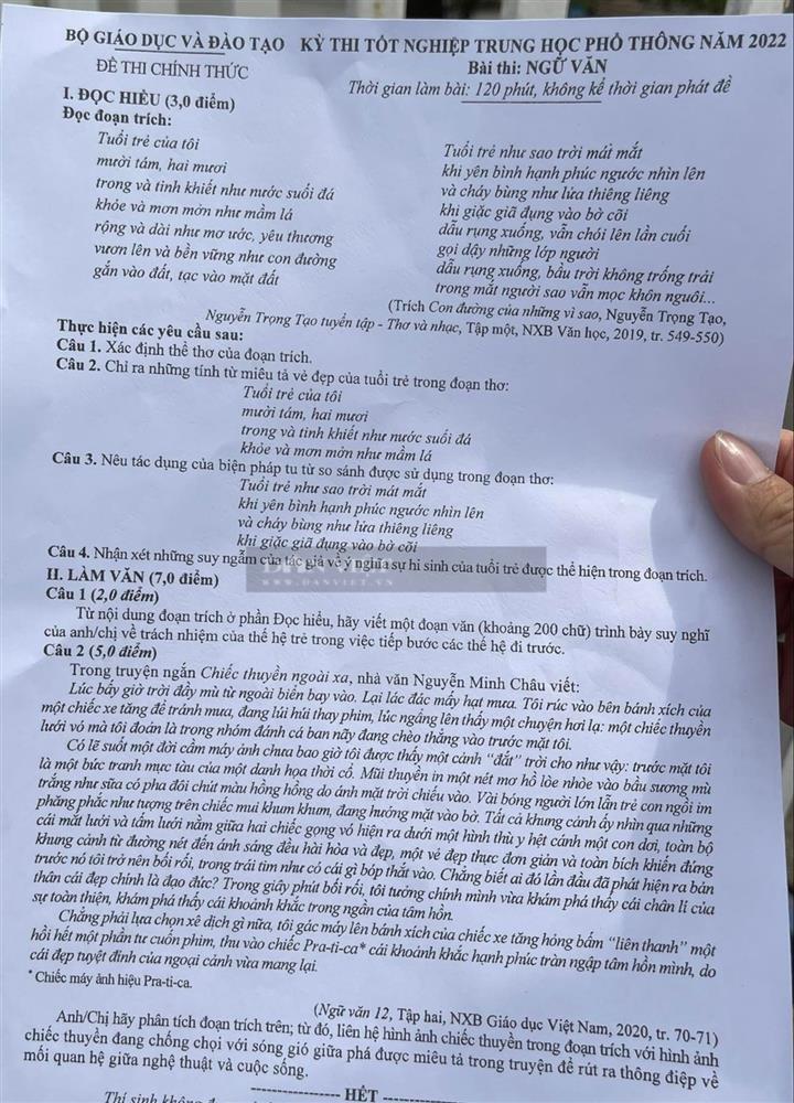 Đã có kết quả xác minh nghi vấn lộ đề thi tốt nghiệp THPT năm 2022-1