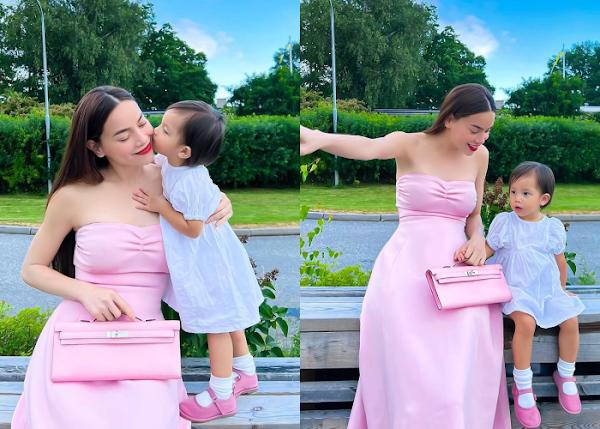 Về quê Kim Lý, Hà Hồ nửa kín nửa hở, lồng lộn như diễn thời trang-9