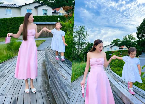 Về quê Kim Lý, Hà Hồ nửa kín nửa hở, lồng lộn như diễn thời trang-7