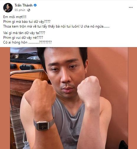 Trấn Thành gặp nạn vì bôi kem trộn-1