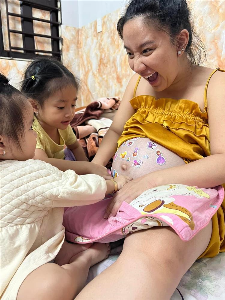 Vợ Lê Dương Bảo Lâm làm đến kiệt sức, sắp đẻ mà thai thiếu cân-5
