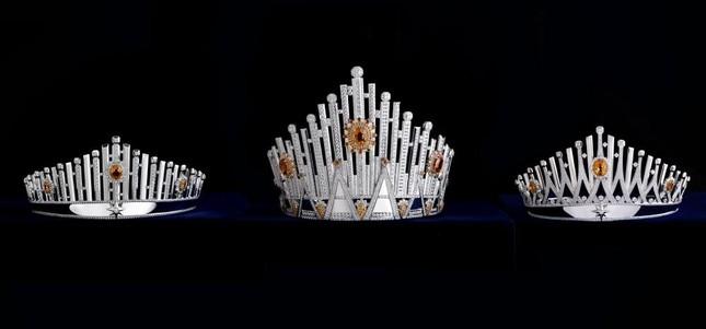 Cận cảnh loạt vương miện tiền tạ tiền tấn các cuộc thi Hoa hậu 2022-6