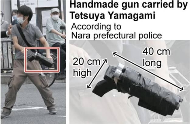 Điều bất ngờ về khẩu súng của nghi phạm ám sát ông Abe-2