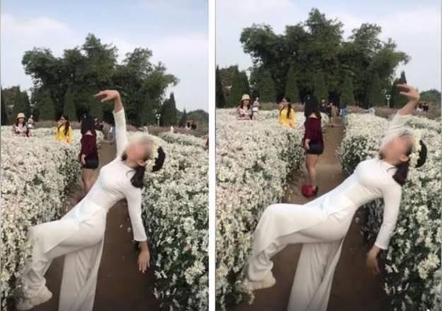 Nằm đè lên bó hương chụp ảnh, hai người phụ nữ bị chỉ trích-10