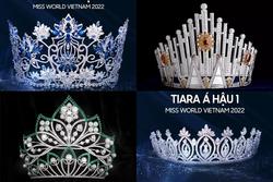 Cận cảnh loạt vương miện 'tiền tạ tiền tấn' các cuộc thi Hoa hậu 2022